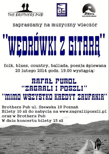 plakat Wędrówki z gitarą