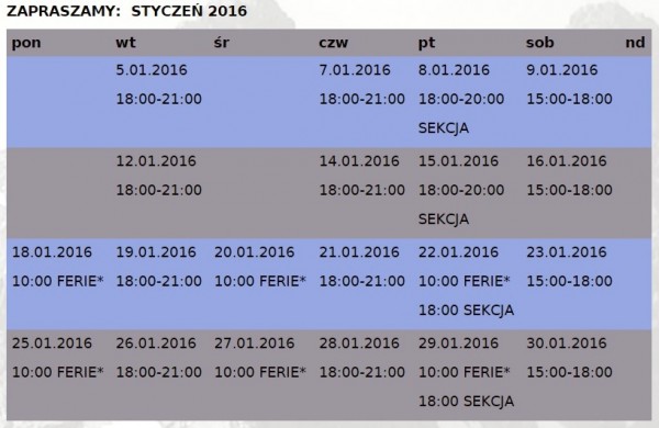 Styczeń 2016